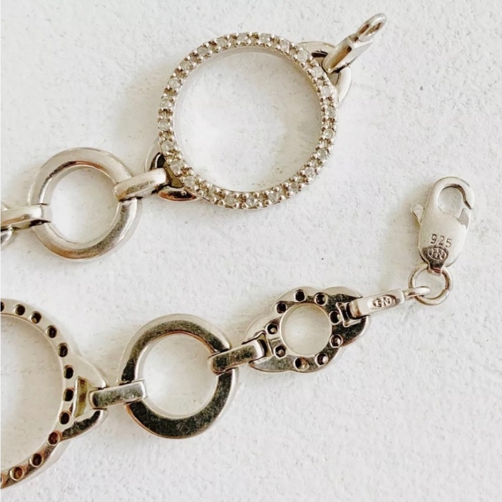 Diamond and Sterling bracelet